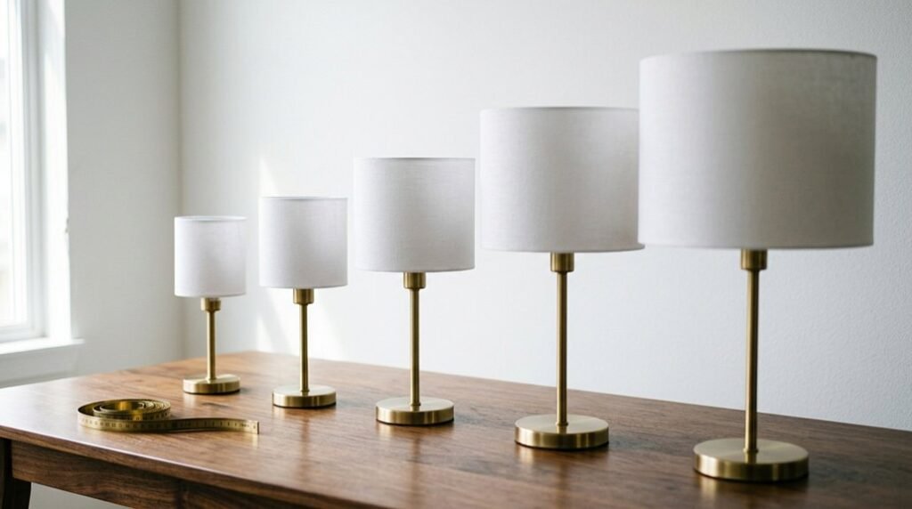 lampshade size guidelines description