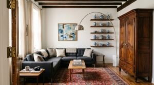 mixing modern with traditional decor
