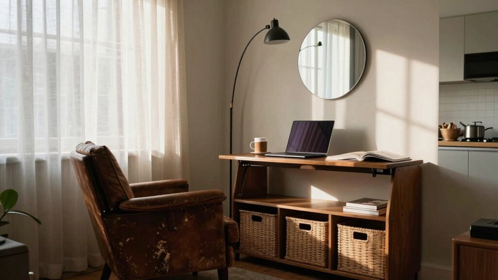 move through a purposeful small living space
