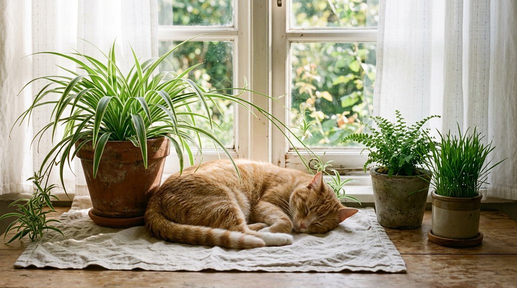 safe plants for cats