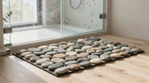 stone bath mats guide luxury feet