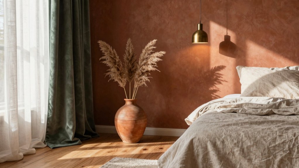 terracotta s room and light pairings