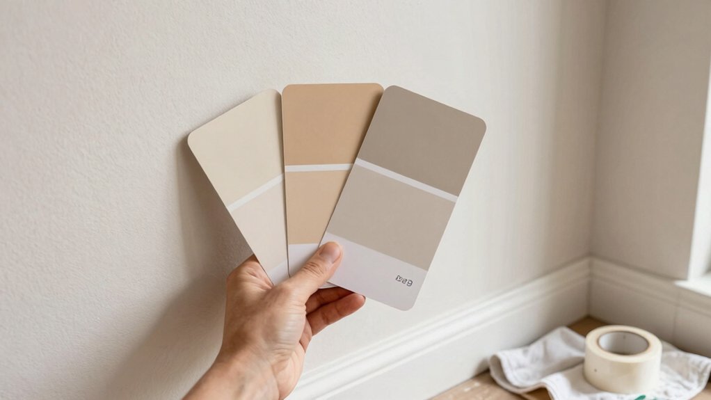 test colors directly on walls