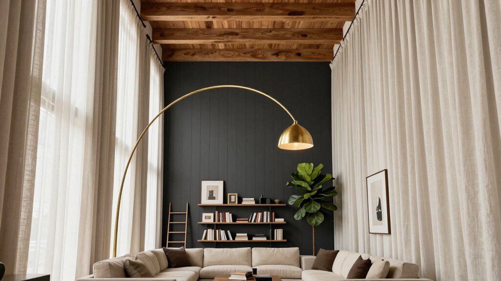 vertical space draws eyes upward