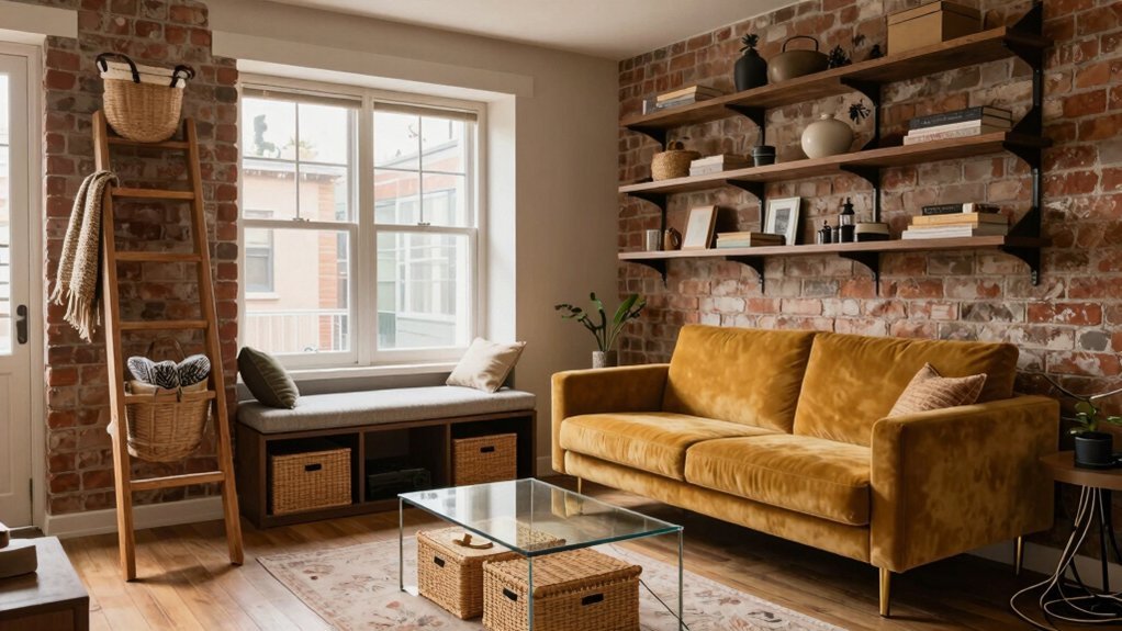 vertical storage networks and multifunctional modular furniture