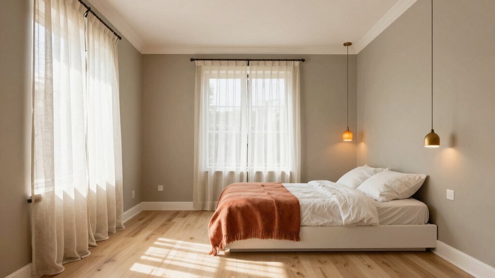 warm neutrals visually expand space